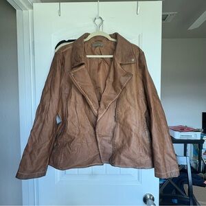 Bagatelle Tan Leather Jacket